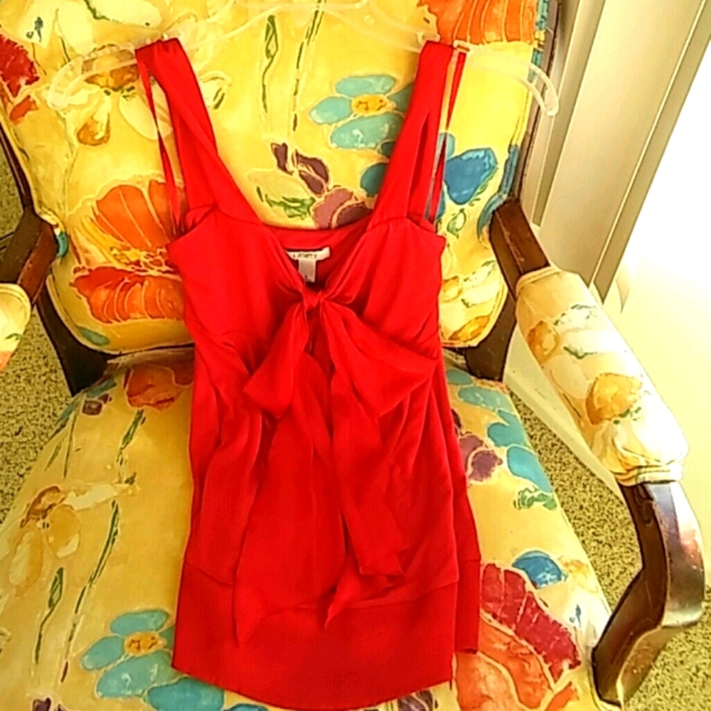 Ann Taylor Loft Sexy Red Top.  Size Small.